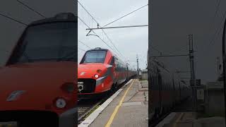 Ein Frecciarossa mit Makro in Castelnuovo del Garda 🇮🇹 trainspotting zug train eisenbahn treno [upl. by Airdni765]