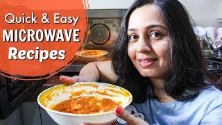 Microwave Cooking  5 Easy Microwave Recipes [upl. by Ahsinawt]