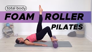 Foam Roller Pilates Workout  Intermediate Mat Pilates [upl. by Oznol]