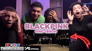 I SHOW MY FRIENDS BLACKPINK  ‘Pink Venom’ DANCE PRACTICE VIDEO  GROUP REACTION [upl. by Ralli]