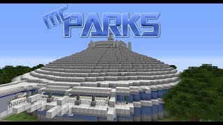 Minecraft WDW McParks Ridethroughs Space Mountain [upl. by Gearhart]