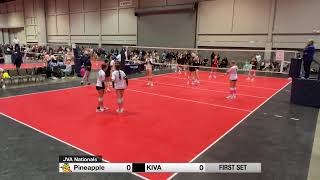 2022 JVA Nationals  Day 2  Team Pineapple 15 Black vs KIVA 15 Red [upl. by Schecter]