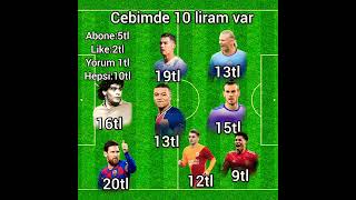 Cebimde 10 liram var keşfet edit football sessiz [upl. by Massiw]