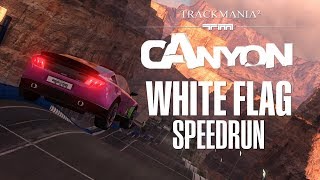 WR TrackMania² Canyon White Flag Speedrun [upl. by Chelsie]