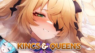 Nightcore  Kings amp Queens  Lyrics Robbe x New Beat Order x Britt Lari [upl. by Ariadne774]