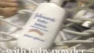 Johnsons Baby Lotion commercial  1988 [upl. by Lacee]