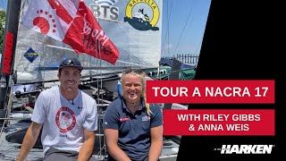 Tour an Olympic Nacra 17 Blockheads Boat Tour with Riley Gibbs and Anna Weis [upl. by Nealon566]