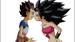 Caulifla secretly caring about Cabba for 2 minutes and 52 seconds straight ❤️ [upl. by Markiv]