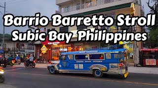 Barrio Barretto Subic Bay Philippines Evening Walk [upl. by Wu]