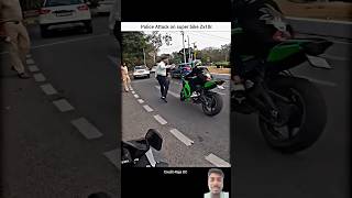 Crazy boy bike ride 🤣 shorts bikerider vlog trending girlrider funny police [upl. by Getraer]