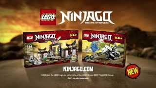 LEGO Ninjago TVC Spinjitzu dojo vs Skull motorbike [upl. by Aicekan]