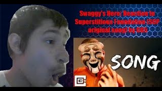 Swaggys Here Reaction to Superstitious Foundation SCP original song by CG5 [upl. by Aiseneg]