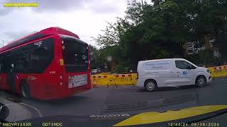 Hendon driving test route 12 28pm 8th august 2024 FAIL [upl. by Artina]