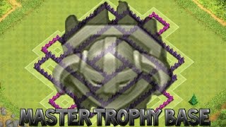 Clash Of Clans  TH8 Master Trophy Base  Speed Build HD [upl. by Greenwood474]