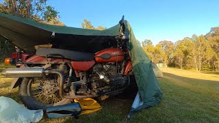 Ural Motorcycle Ride to Ghost Town camping at Yerranderie Part 2 [upl. by Eey]