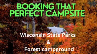 How to reserve the perfect camping site in WI State Parks and State Forests wisconsingoingtocamp [upl. by Gibert]