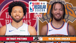 Detroit Pistons vs New York Knicks  NBA LIVE TODAY 2024 Full Game Scoreboard [upl. by Vernon342]