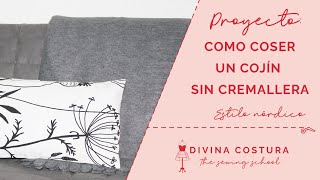 💛 Cómo hacer una Funda de Cojín sin Cremallera 💛  Tutorial de Costura  ¿COSEMOS Junts 😍 [upl. by Holds604]