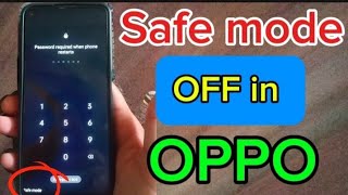 OPPO k mobile se safe mode kaise off kerain  Turn off safe mode in OPPO [upl. by Nacnud]