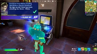 Purchase from Midas Vending Machines or Service Station Fortnite [upl. by Eiwoh]