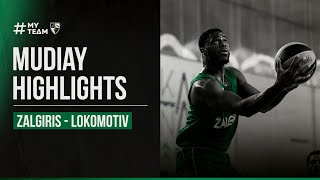 Emmanuel Mudiay highlights  Zalgiris  Lokomotiv  20210901 [upl. by Inman]