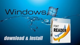 How to download and install foxit reader PDF [upl. by Irol929]