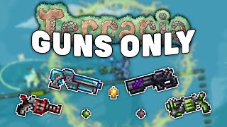 Can You Beat Terraria Using Guns Only [upl. by Siuqramed]