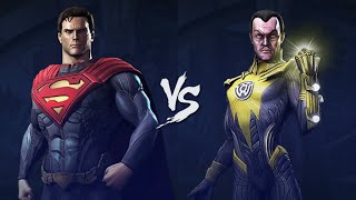 Injustice  Cyborg Superman vs Sinestro [upl. by Anees263]