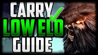 HOW TO CARRY YOURSELF OUT OF LOW ELO WITH UDYR  Udyr Jungle Guide S13 League of Legends [upl. by Nonie]