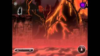 Nihilumbra for iOS Full Walkthrough Level 4 Volcano [upl. by Manfred]