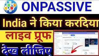 INDIA में Onpassive जलवा अभी भी बरकरार है ONPASSIVE WEBSITE TRAFFIC ANALYSIS 2024 मे [upl. by Aysan]