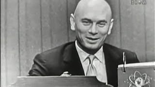 Whats My Line  Yul Brynner Peter Lind Hayes panel Jan 6 1957 [upl. by Allimrac]