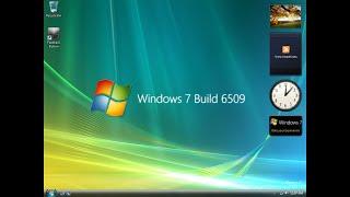 Taking a look at Windows 7 Build 6509 [upl. by Ahsenrad]