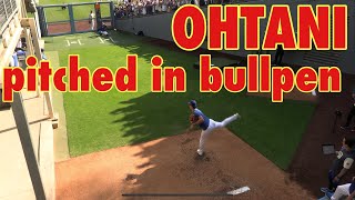 Ohtani pitched in bullpen on September 21st [upl. by Nyleek]