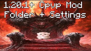 Best 1201 Crystal PvP Mods Folder  Settings [upl. by Liakim]