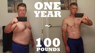 1 Year Weight Loss Transformation  Mind amp Body Transformation [upl. by Oram245]