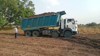 Tata 3530 12 Tyre Tipper Tata truck [upl. by Ehsom]