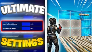 NEW ULTIMATE Controller SETTINGS  Sensitivity in Chapter 5 Season 4 Fortnite Settings Guide [upl. by Nolrev212]