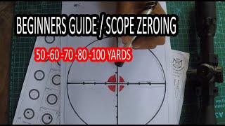 Paano magzero ng scope sa 30 to 100 yards epi2 [upl. by Darcy]