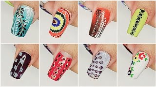 Easy Nail Art Compilation  Nail Art Designs Tutorial for Beginners [upl. by Ronnoc852]