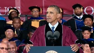 President Obama Delivers Morehouse College Commencement Address [upl. by Nidnarb]