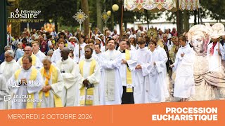 Adoration eucharistique avec procession des reliques 021024 [upl. by Candida]