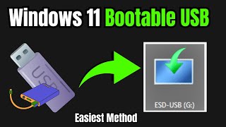 How to Create Windows 11 Bootable USB Drive 2024 Easiest Method [upl. by Yrod]