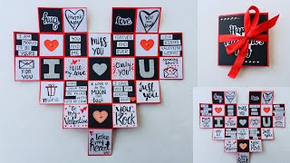 Beautiful Handmade Valentines Day Card IdeaDiy Greeting Cards For Valentine’s Day [upl. by Anevad]