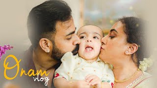 Onam 2022 Vlog  Pearle Maaney  Srinish Aravind  Baby Nila [upl. by Yarahs]