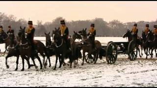 Diamond Jubilee Royal Gun Salute in Hyde Park [upl. by Ydnam84]