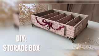 DIY Perfect Embroidery Thread Organizer Floss Storage Box Tutorial Stepbystep Guide [upl. by Wareing]