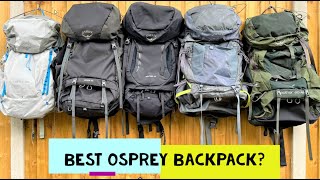 Osprey Packs  AtmosAura AG™  Product Tour [upl. by Tengler]