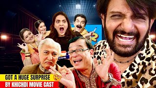 Got a Huge Surprise by Khichdi Movie Actors in Theatre  Maza Aa Gaya [upl. by Ettenig]