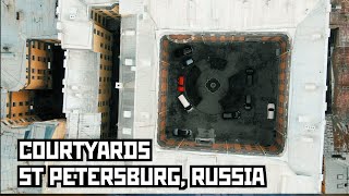 Inside The Brutal Courtyards of Saint Petersburg Russia [upl. by Nnahsal]